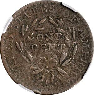 image for: 1794 Liberty Cap Cent. S-56. Rarity-3. Head of 1794. Fine Details--Corrosion (NGC).