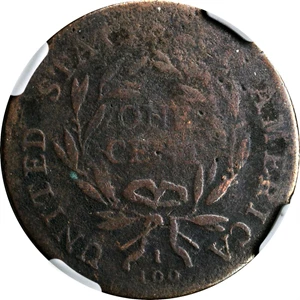 image for: 1794 Liberty Cap Cent. S-28. Rarity-2. Head of 1794. VG Details--Corrosion (NGC).