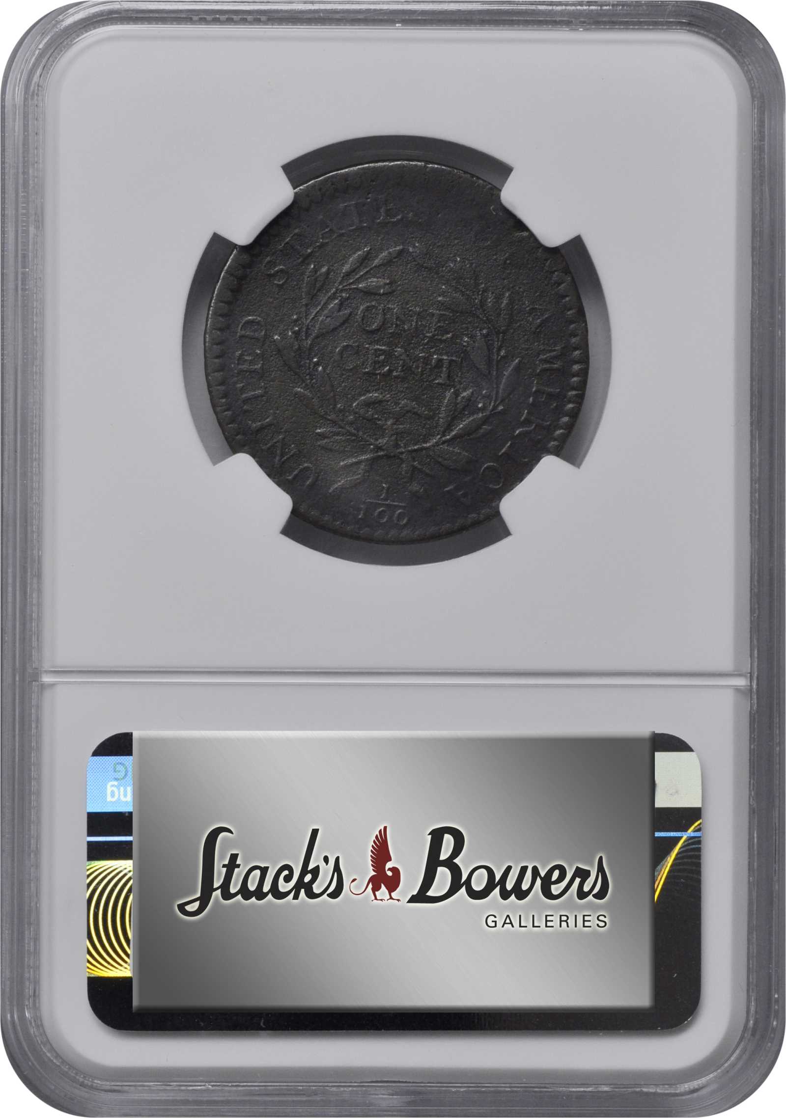 image for: 1794 Liberty Cap Cent. S-42. Rarity-4. Head of 1794. VF Details--Corrosion, Rim Damage (NGC).