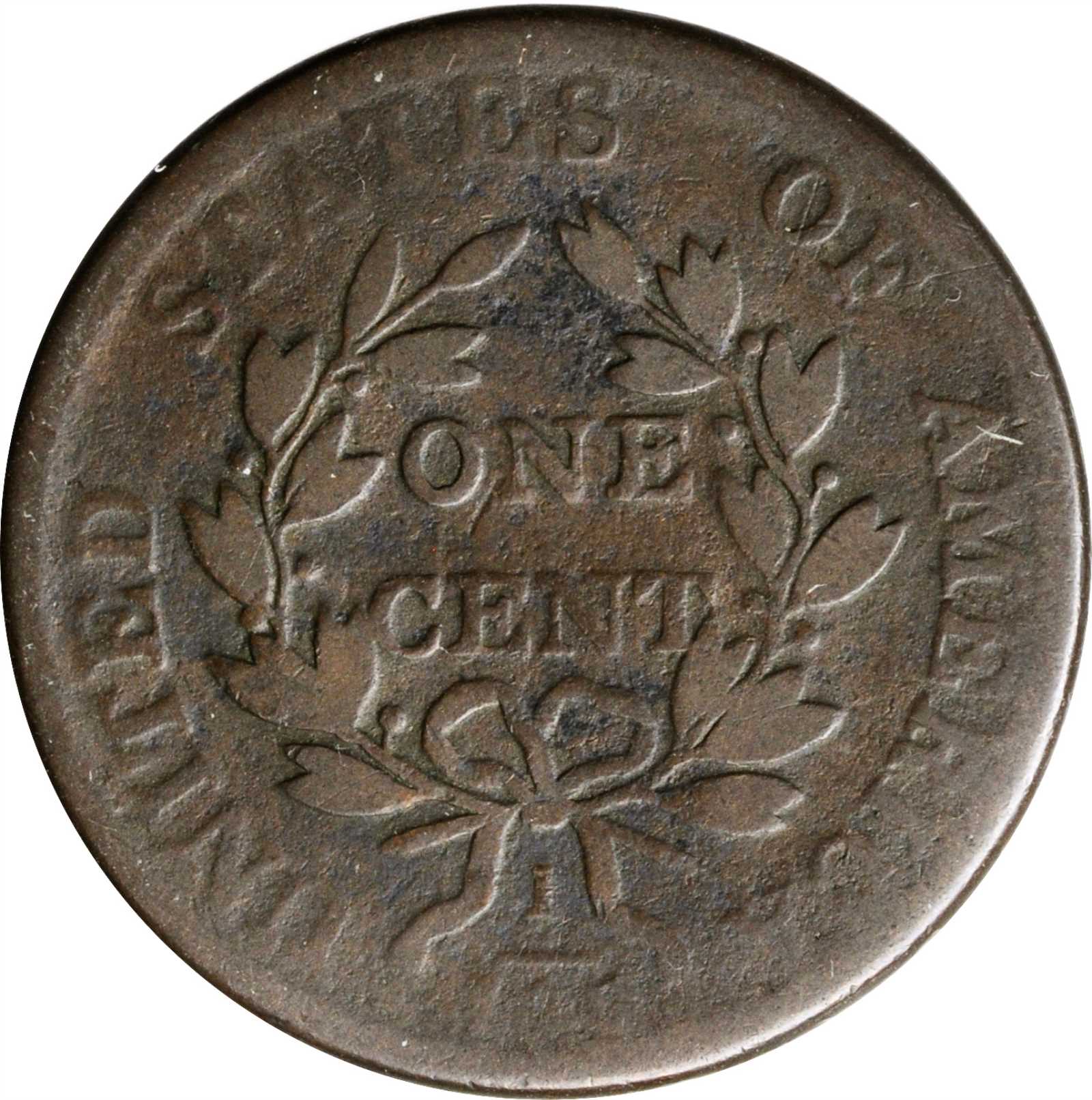 image for: 1803 Draped Bust Cent. S-252. Rarity-2. Small Date, Small Fraction. VG-10, Porous.