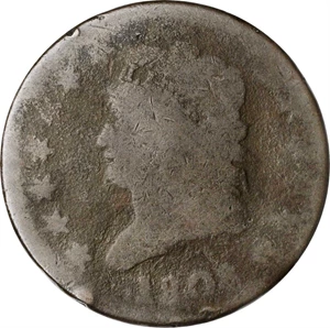 image for: 1808 Classic Head Cent. S-279. Rarity-1. AG-3, Porous.