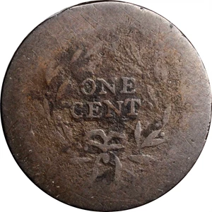image for: 1794 Liberty Cap Cent. S-55. Rarity-2. Head of 1794. AG-3.