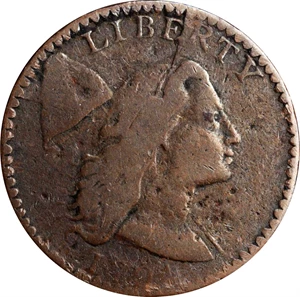 image for: 1794 Liberty Cap Cent. S-35. Rarity-5. Head of 1794. VG-8, Pitted.