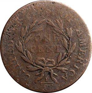 image for: 1794 Liberty Cap Cent. S-35. Rarity-5. Head of 1794. VG-8, Pitted.