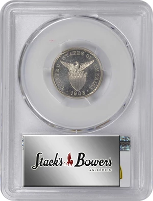 image for: 1903 Five Centavos. Proof. Unc Details--Scratch (PCGS).