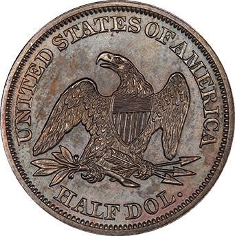 image for: 50C 1846 MEDIUM DATE. PCGS PR63