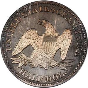 image for: 50C 1858 PCGS PR64