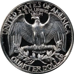 image for: 25C 1957 PCGS PR68+ DCAM