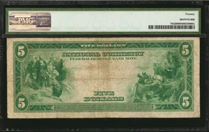 image for: Fr. 784. 1918 $5 Federal Reserve Bank Note. Philadelphia. PMG Very Fine 20.