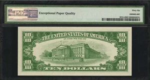 image for: Fr. 2016-J. 1963 $10 Federal Reserve Note. Kansas City. PMG Gem Uncirculated 66 EPQ. Low Serial Number.