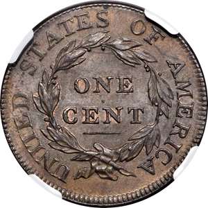 image for: 1810 Classic Head Cent. S-285. Rarity-2. MS-63 BN (NGC).