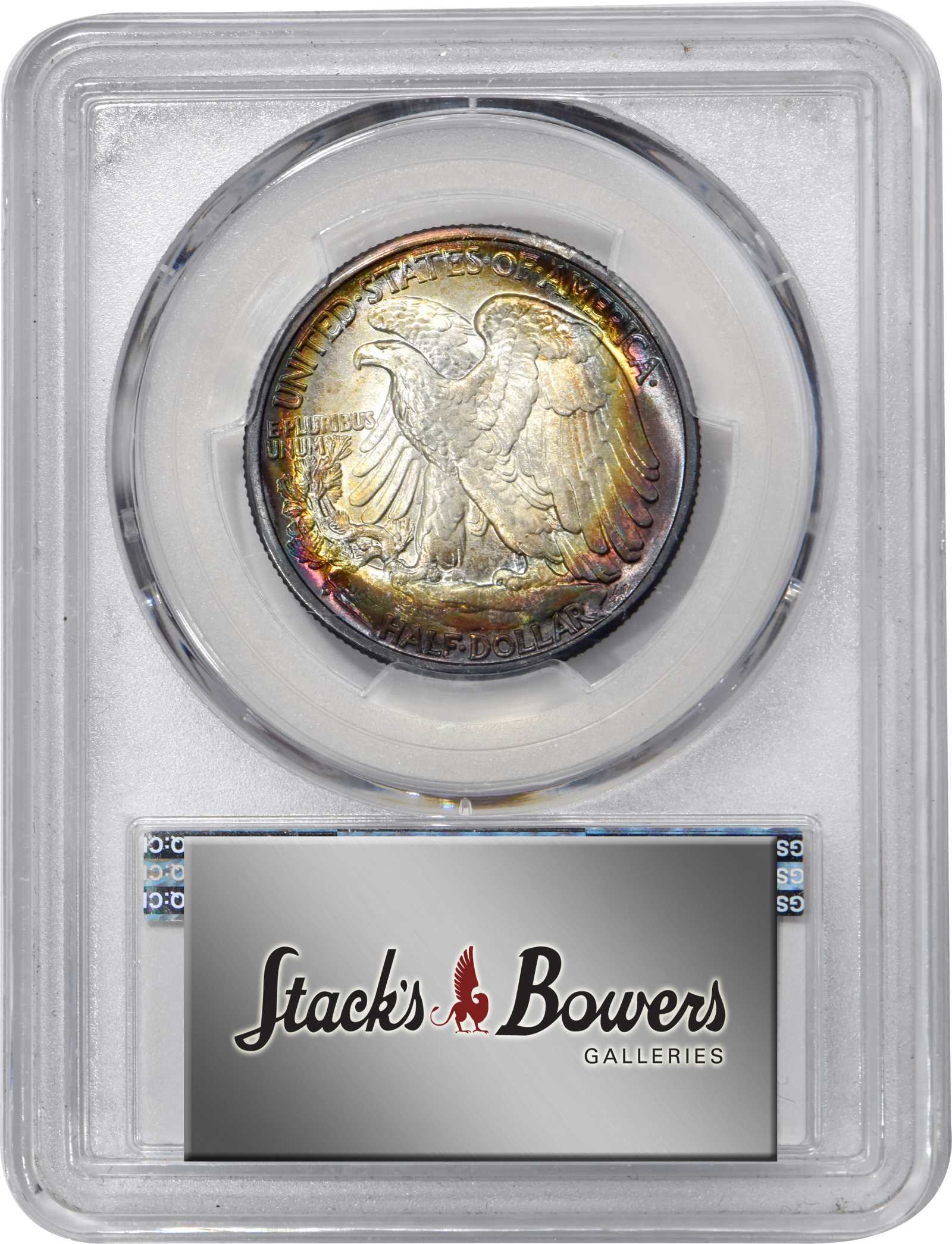 1945-D 50c MS68 thumbnail 4