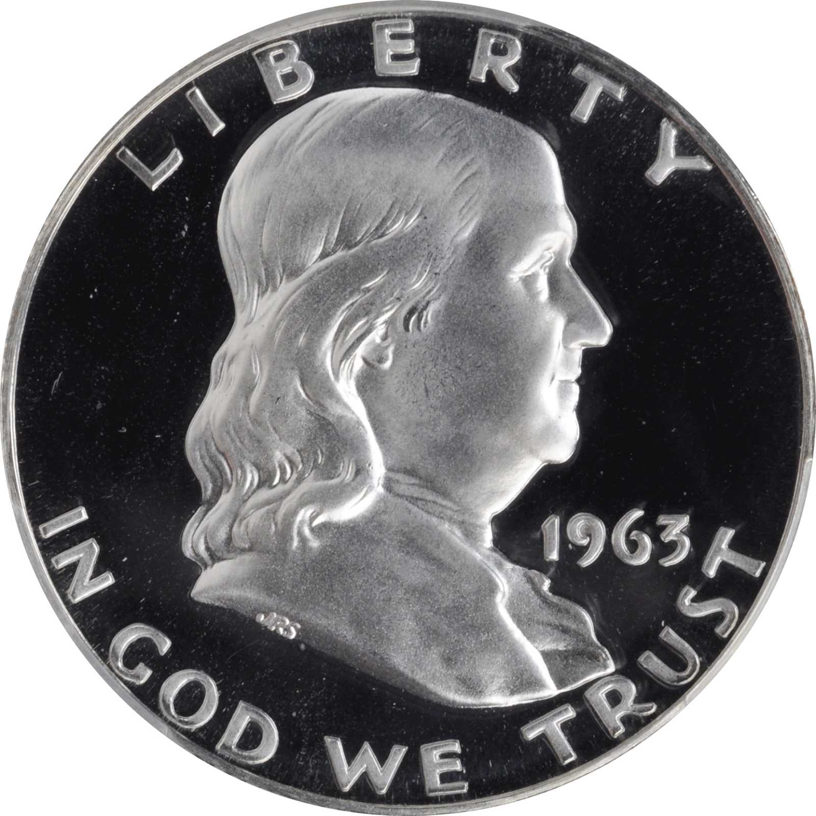 1963 Franklin Half Dollar. Proof-69 Deep Cameo (PCGS).