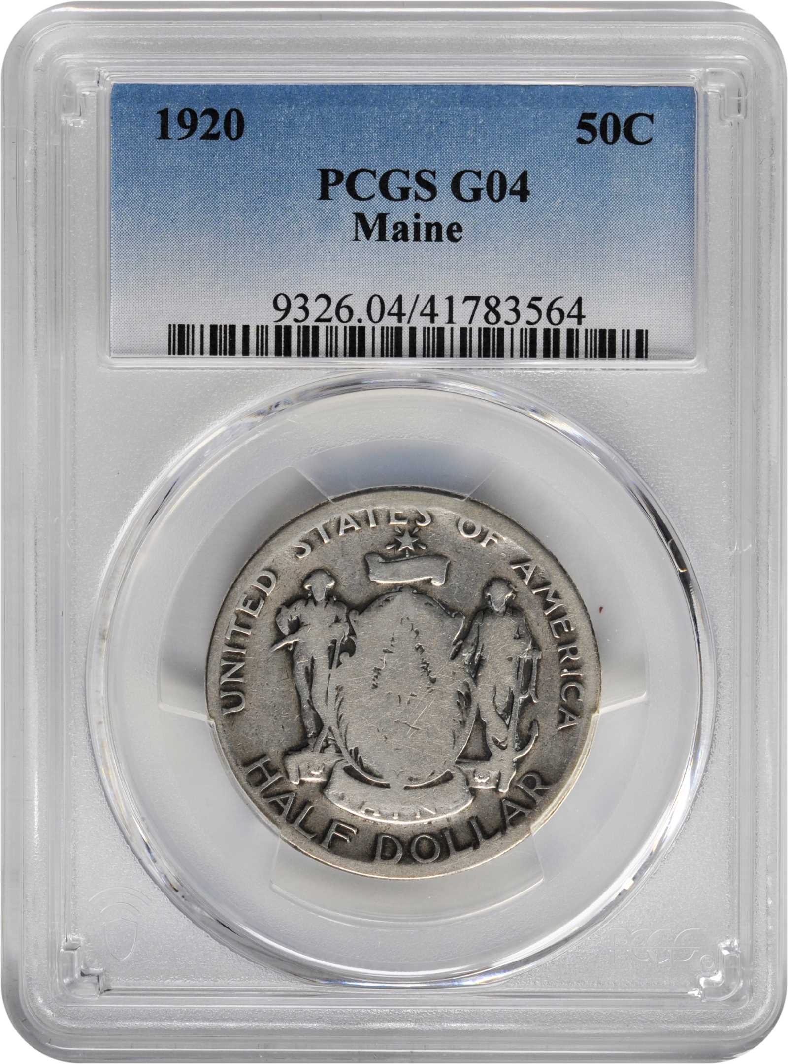 1920 50c Maine VF20 thumbnail 5
