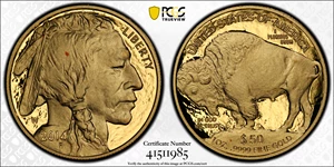 image for: 2014-W One-Ounce Gold Buffalo. Proof-69 Deep Cameo (PCGS).