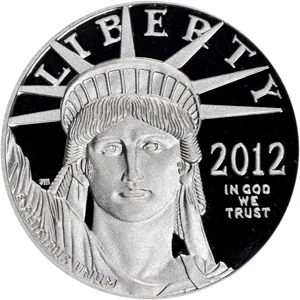 image for: 2012-W One-Ounce Platinum Eagle. Proof-69 Deep Cameo (PCGS).