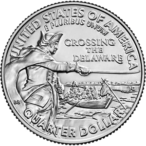 image for: 2021 25c Washington Crossing the Delaware