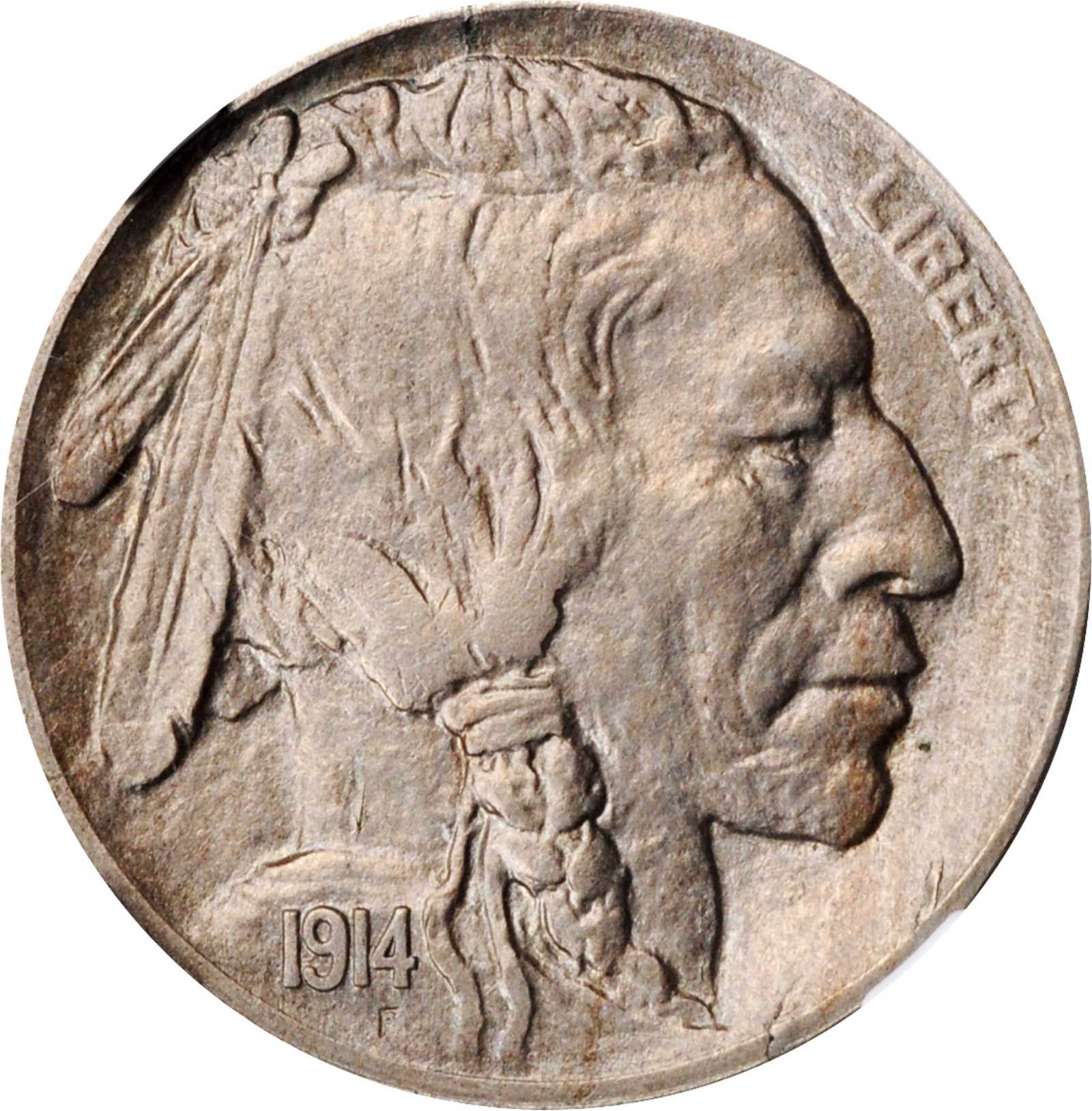1914-S Buffalo Nickel. Unc Details--Cleaned (NGC).
