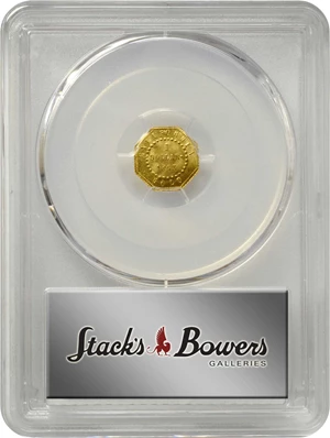 image for: 1863 Octagonal $1. Restrike. BG-1307A. Rarity-1. Liberty Head. MS-64 (PCGS).