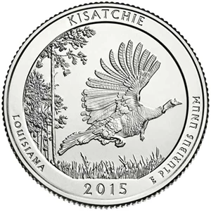 image for: 2015-P Kisatchie 25c MS (542862)