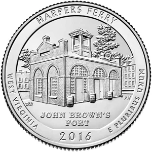 image for: 2016-P Harpers Ferry 25c MS (597038)