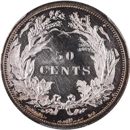 image for: 50C 1859 J-251. PCGS PR64 CAC