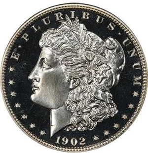 image for: $1 1902 PCGS PR65 CAM CAC