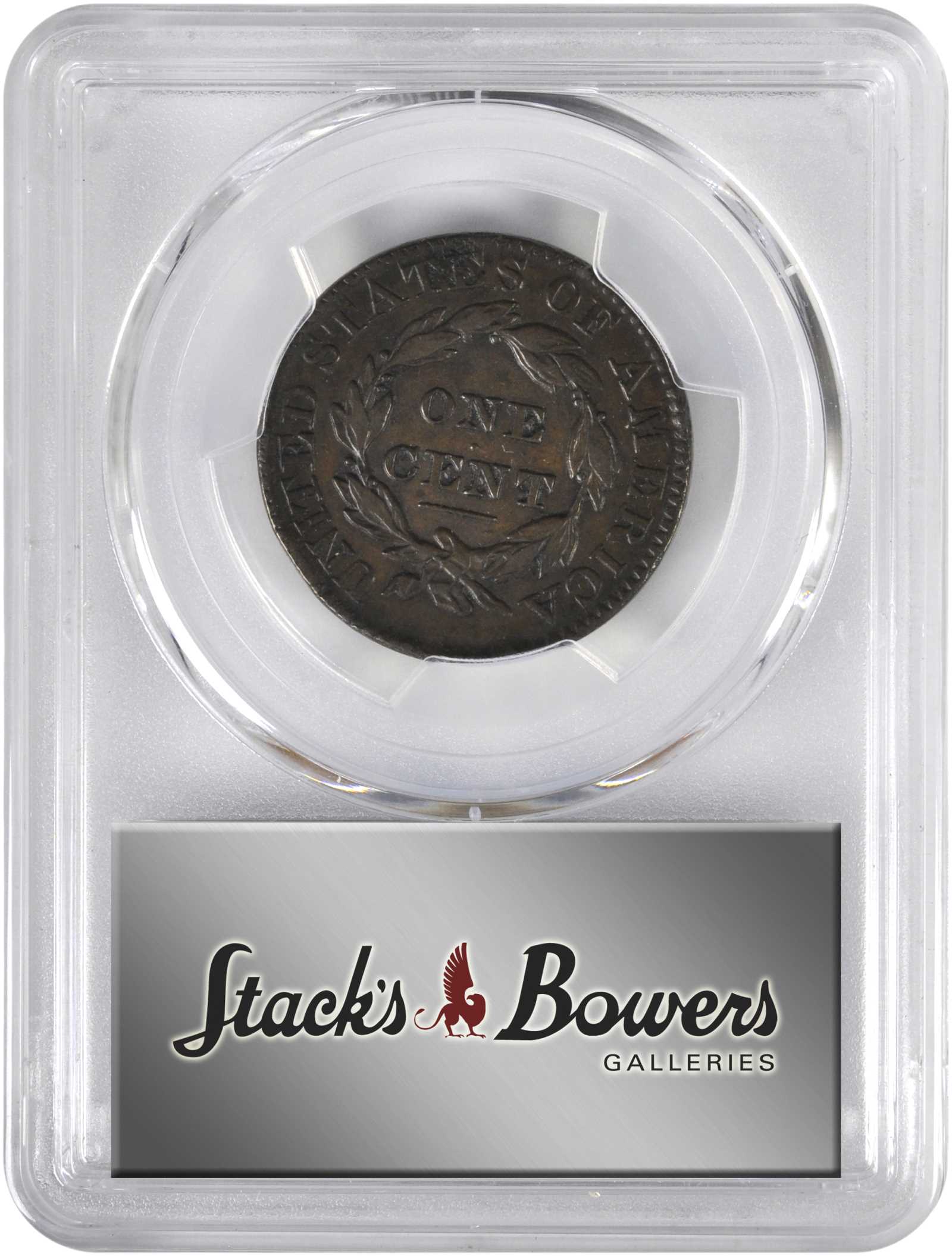 image for: 1831 Matron Head Cent. N-1. Rarity-1. Large Letters. EF-45 (PCGS).