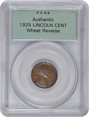 image for: 1925 Lincoln Cent. Authentic (PCGS). OGH.