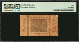 image for: NJ-172. New Jersey. February 20, 1776. 15 Shillings. PMG Extremely Fine 40.