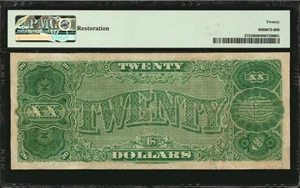 image for: Fr. 372. 1890 $20 Treasury Note. PMG Very Fine 20.