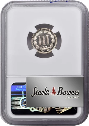 image for: 1865 Nickel Three-Cent Piece. Proof-67 Ultra Cameo (NGC).