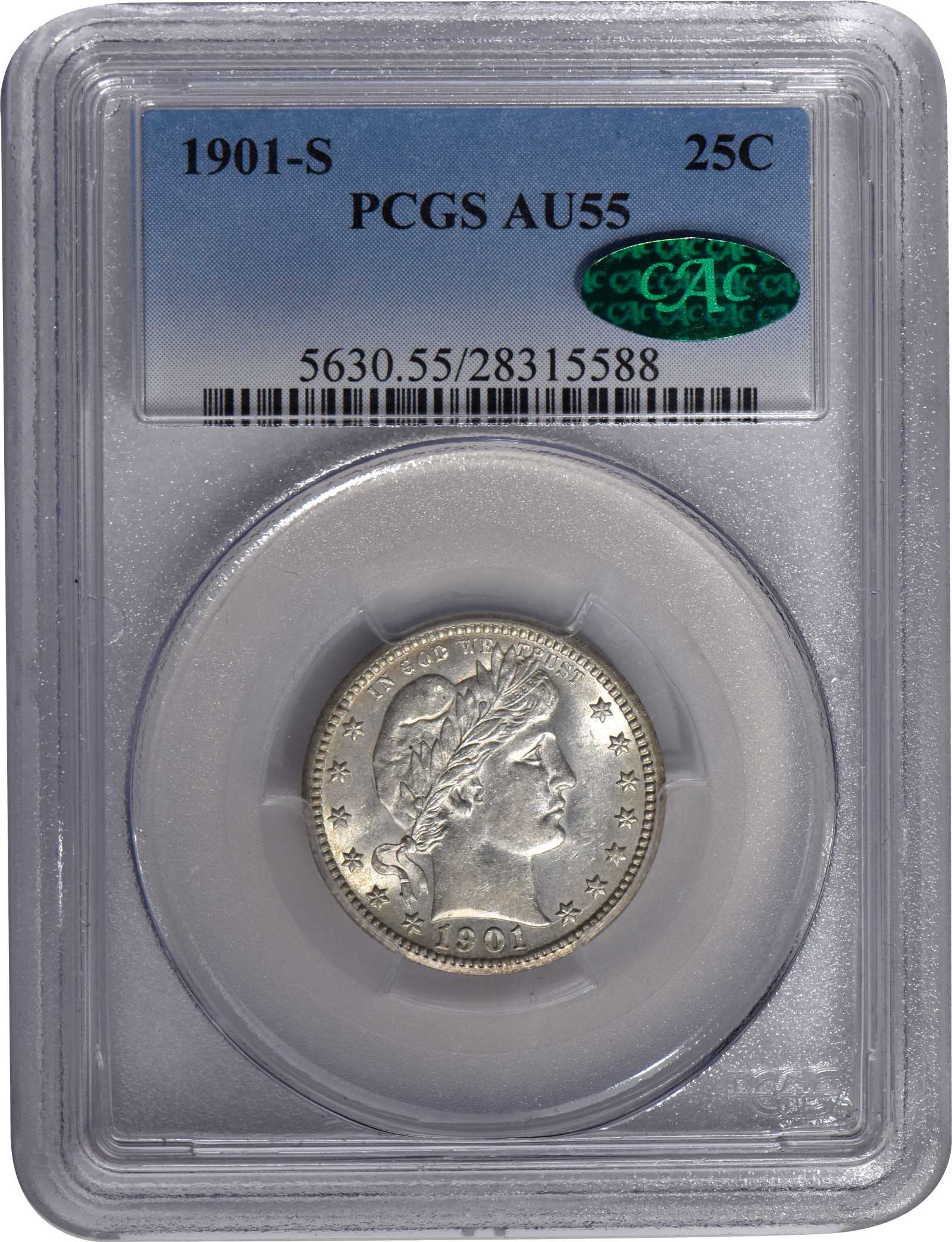 1901-S 25c MS61 thumbnail 18