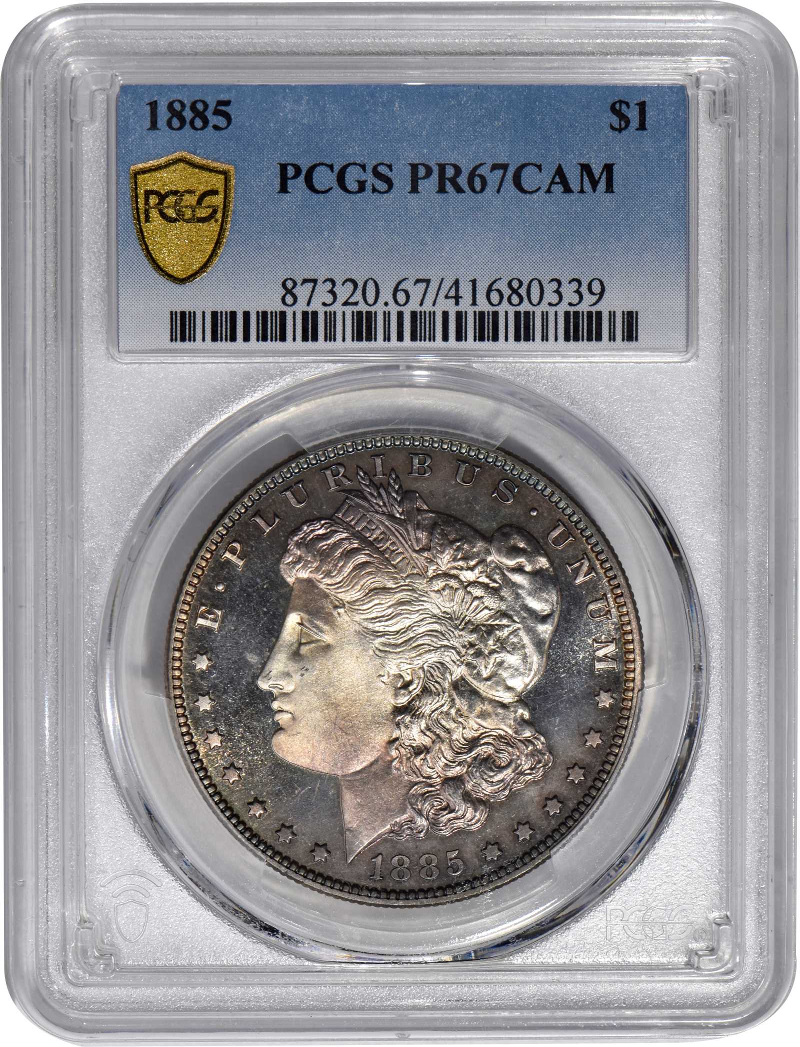1885 $1  PR CAM PR67 CAM thumbnail 3