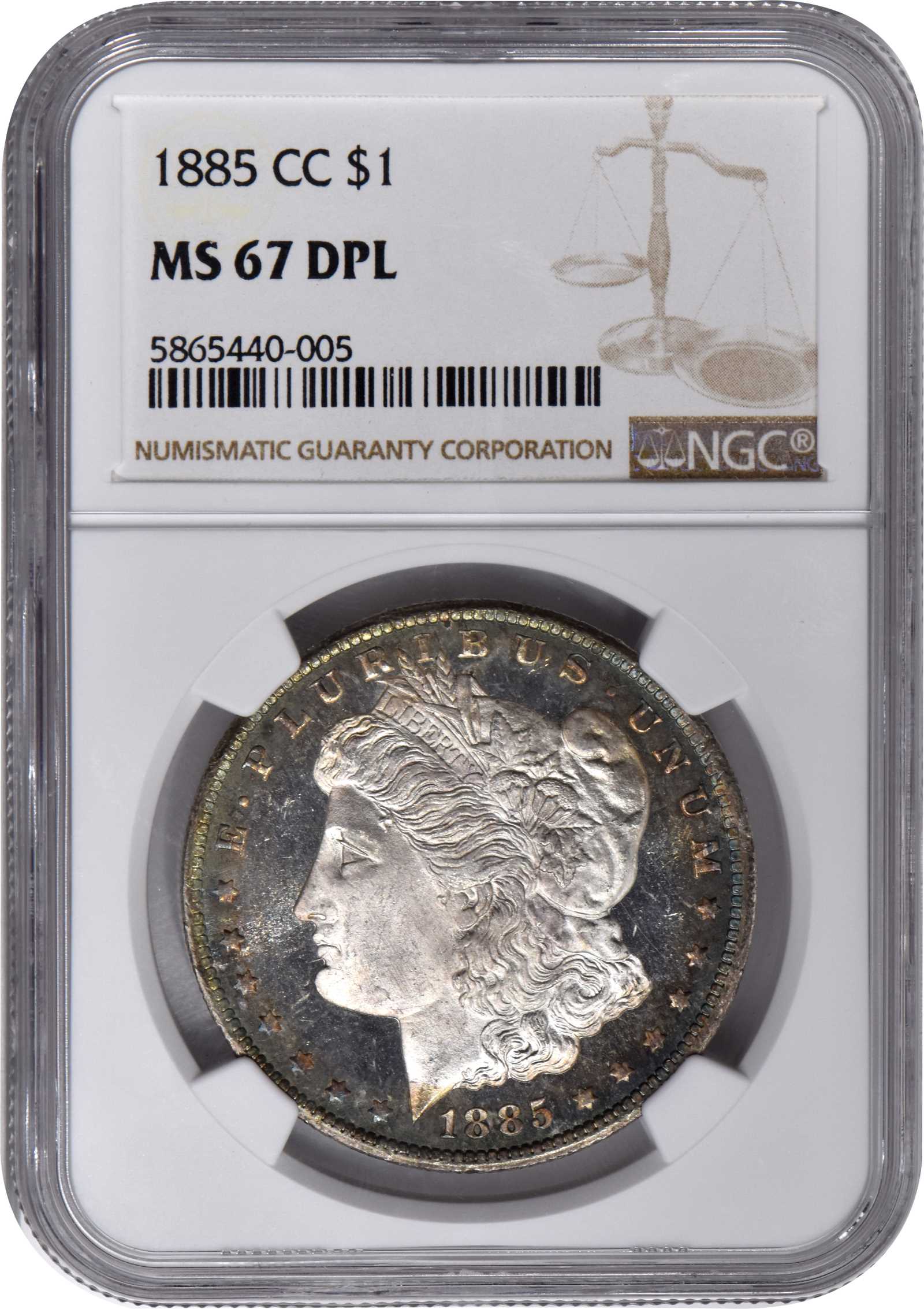1885-CC $1  MS DMPL MS67 DMPL thumbnail 3