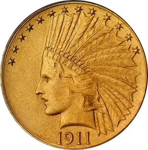 image for: 1911 Indian Eagle. JD-1, the only known dies. Rarity-5-. Proof-65 (PCGS).