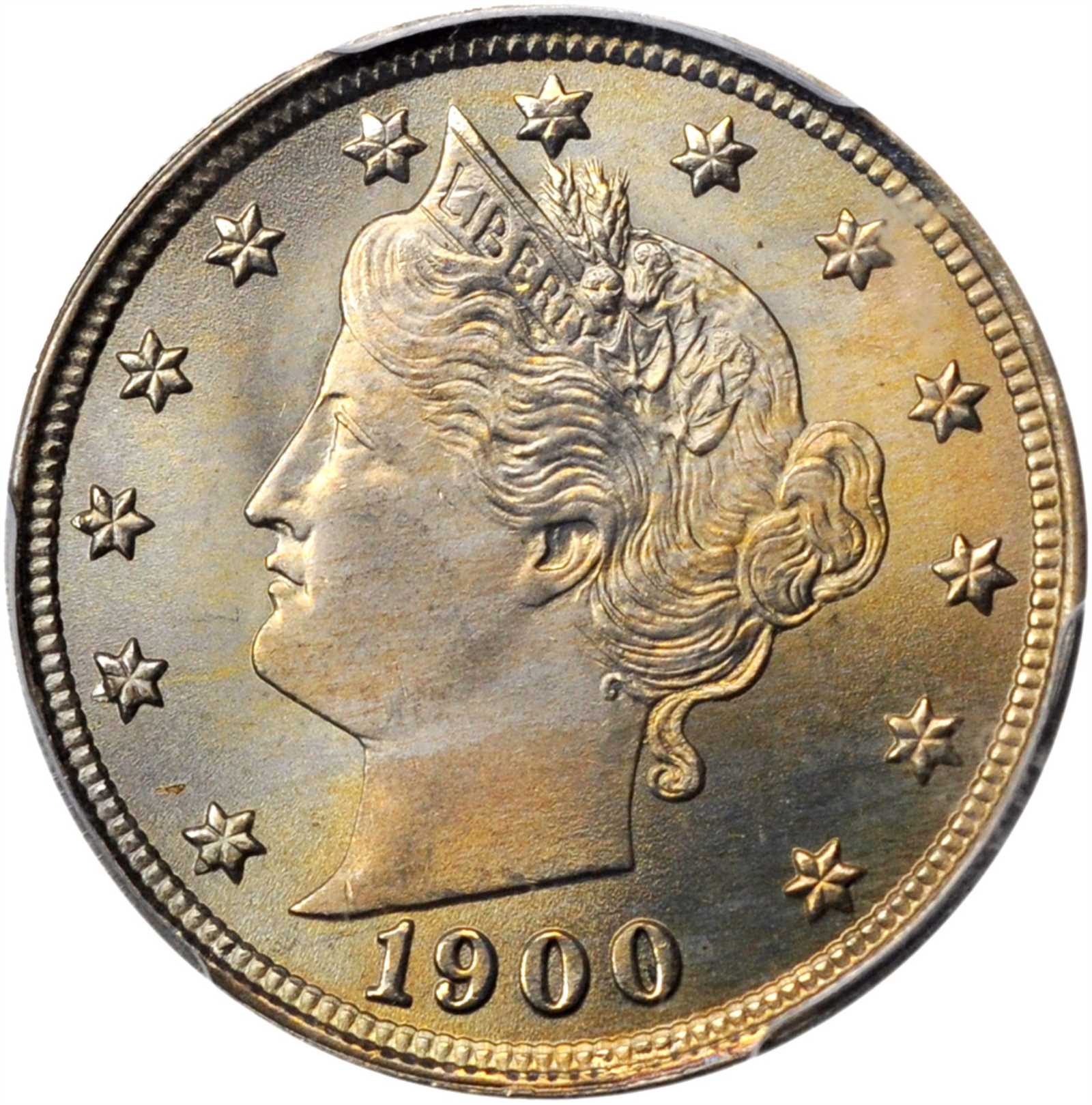 1900 Liberty Head Nickel. MS-67 (PCGS).