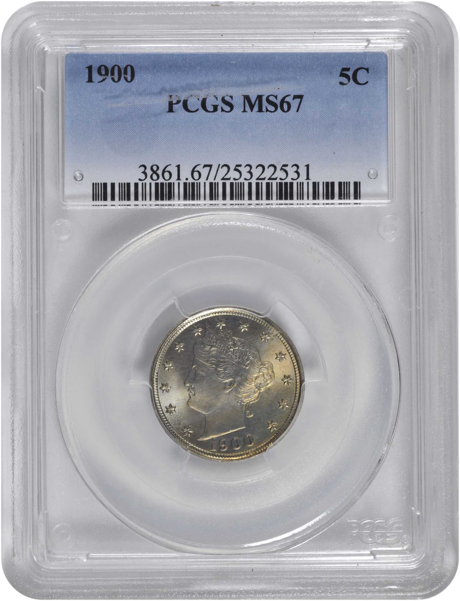 1900 5c MS67 CAC thumbnail 7