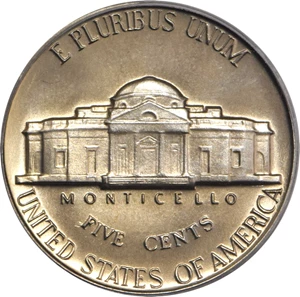 image for: 1964 Jefferson Nickel. SMS. Specimen-68 FS (PCGS).