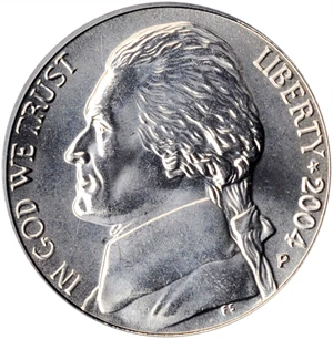 image for: 2004-P Westward Journey Nickel. Peace Medal. MS-68 (PCGS).