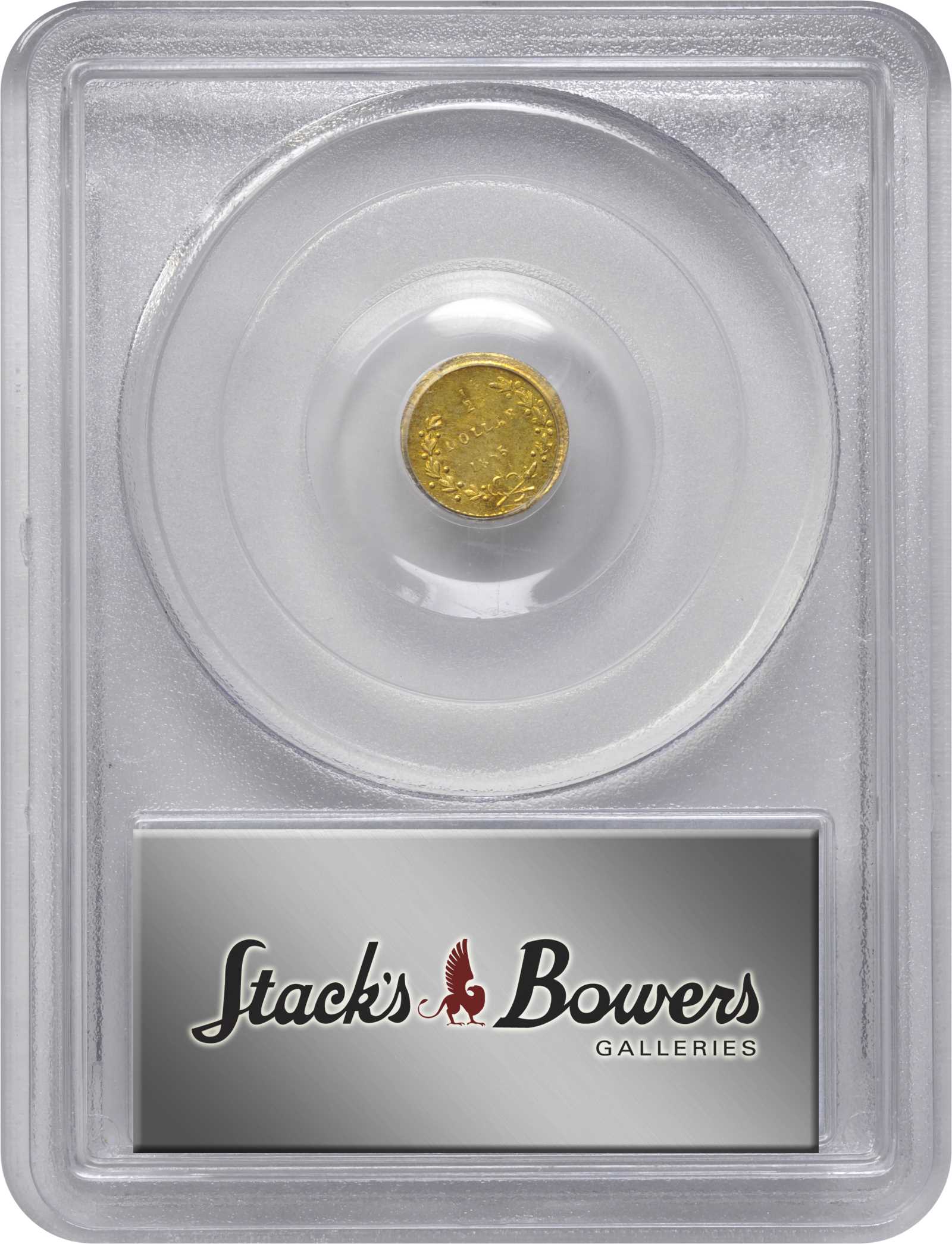 image for: 1855-FD Round 50 Cents. BG-405. Rarity-5. Liberty Head. MS-62 (PCGS).