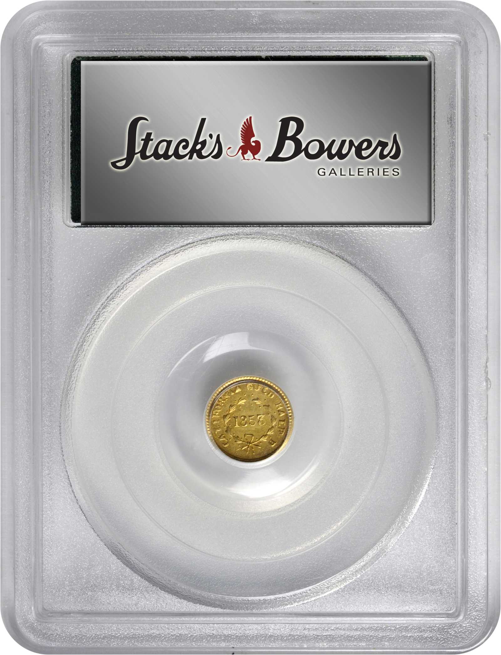 image for: 1853-D Round 50 Cents. BG-420. Rarity-7-. Liberty Head. MS-60 (PCGS). OGH.