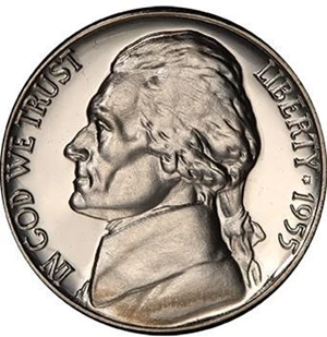 image for: 5C 1955 PCGS PR68+ DCAM