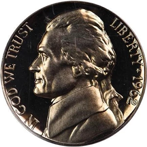 image for: 5C 1962 PCGS PR69 DCAM