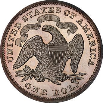 image for: $1 1872 PCGS PR64+ CAM CAC