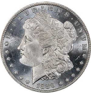 image for: $1 1889-O PCGS MS65+ PL CAC