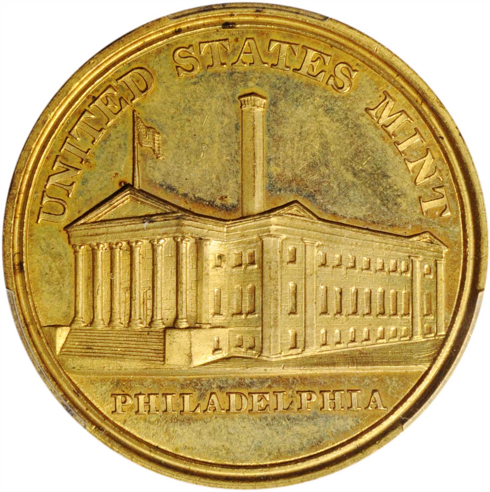 image for: 1897 Tennessee Centennial Exposition. Official Medal. HK-274. Rarity-4. Brass. MS-63 (PCGS).