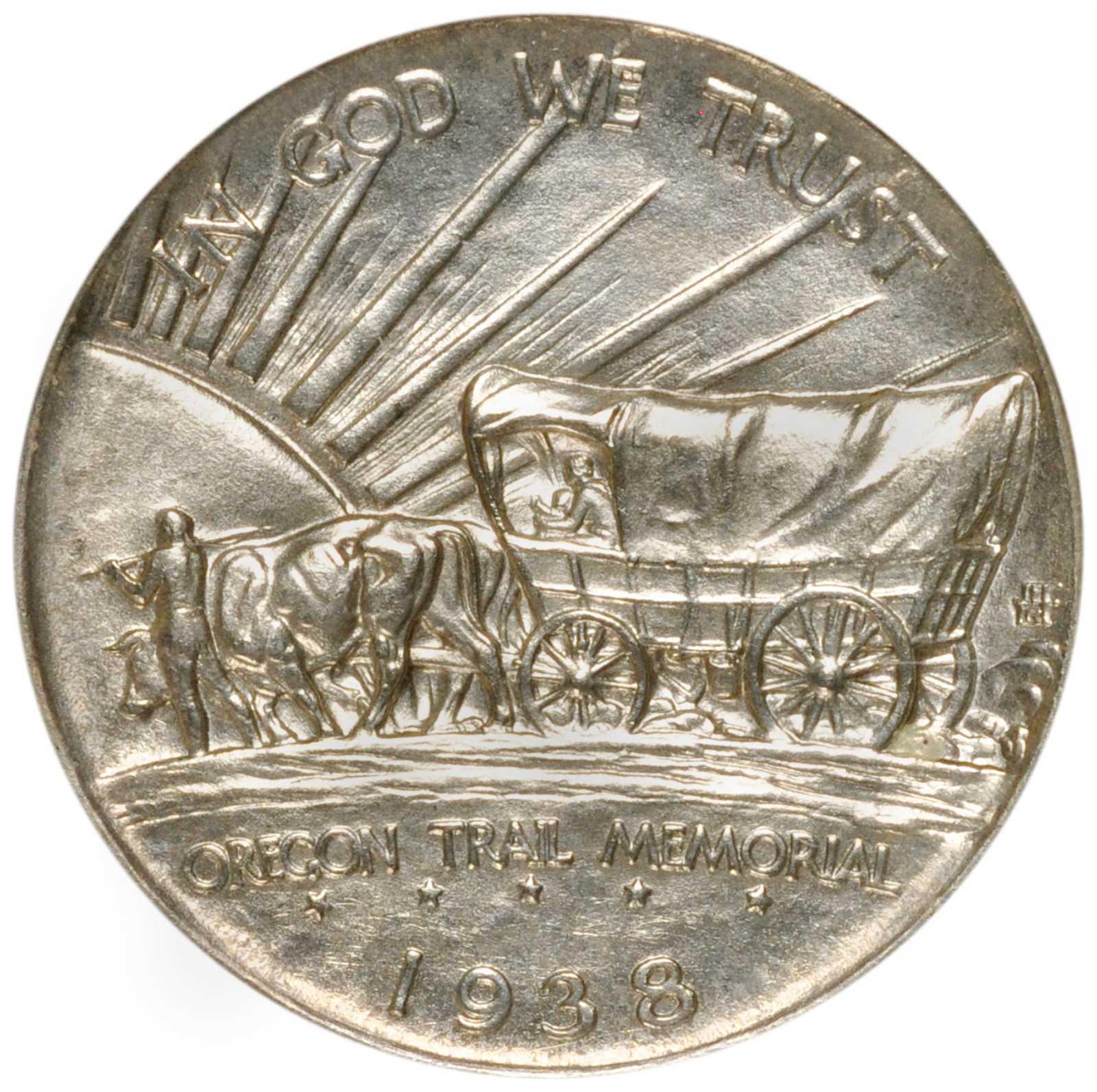 1938-D 50c Oregon Trail AU58 thumbnail 13