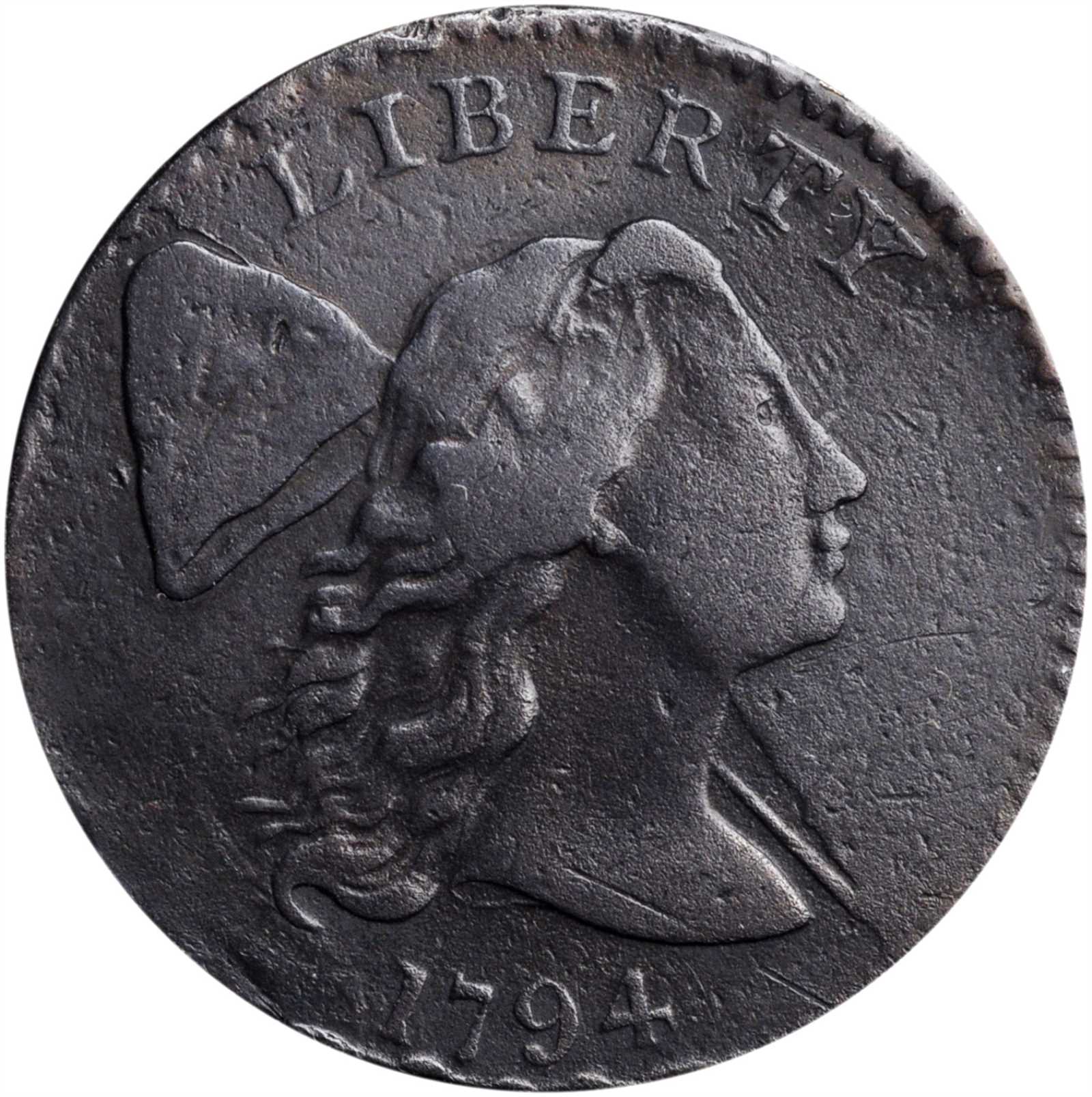 image for: 1794 Liberty Cap Cent. S-23. Rarity-4+. Head of 1794. Very Fine, Light Porosity, Tooled.