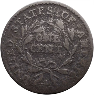 image for: 1794 Liberty Cap Cent. S-32. Rarity-2. Breen Die State I. Head of 1794. Very Good, Granular.